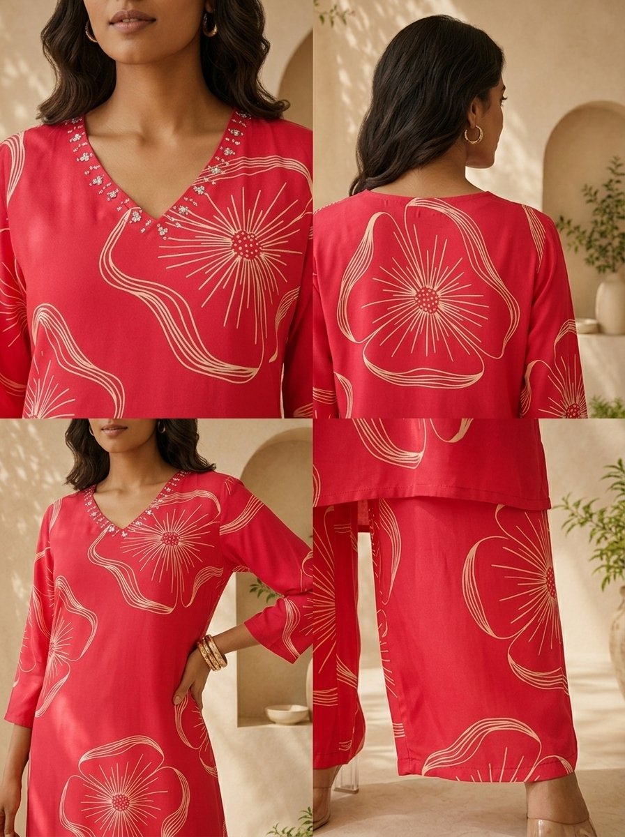 Rani Floral Printed Two Piece Set