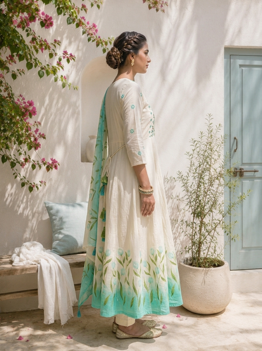 Ferozi Cotton Tulip Printed Three Piece Set