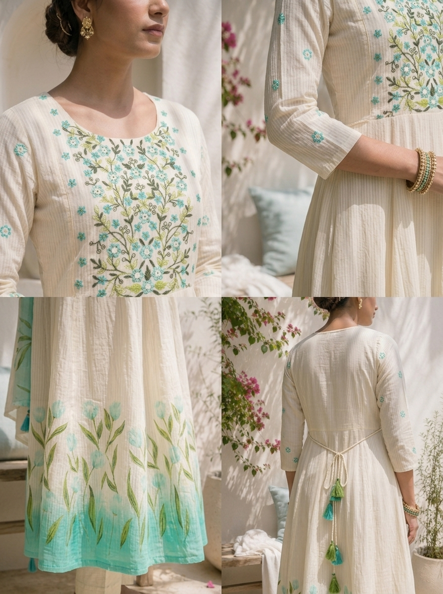 Ferozi Cotton Tulip Printed Three Piece Set