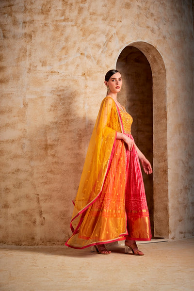 NEERU'S WOMEN RANI COLOUR SUIT SET
