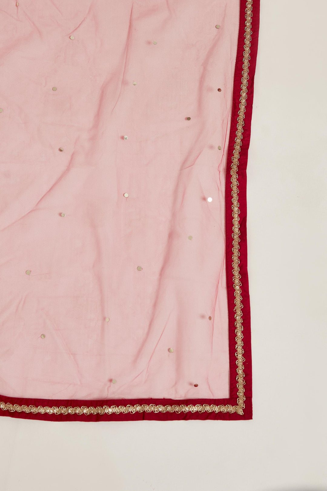 Neerus Magenta Color Georgette Fabric Kurta Set