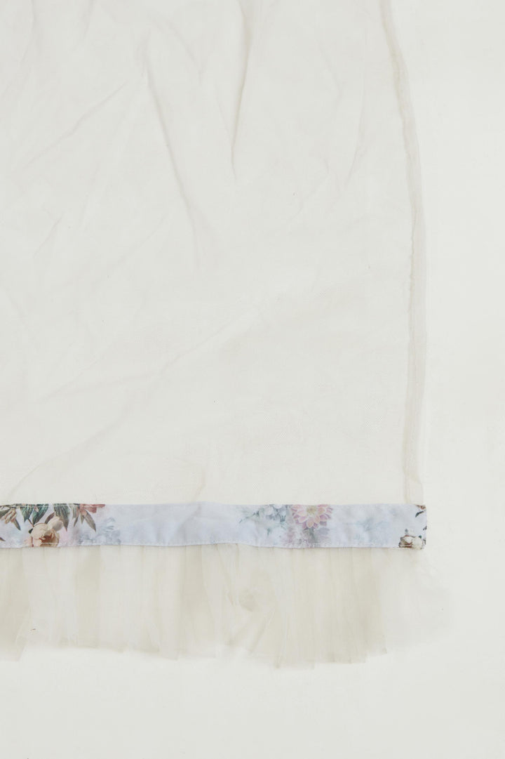 Neerus Grey Color Georgette Fabric Gown