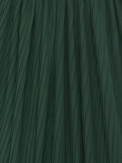 Neeru'S Bottle Green Color Georgette Fabric Lehenga Choli