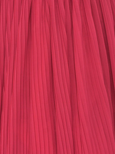 Neeru'S rani color, georgette fabric lehenga choli