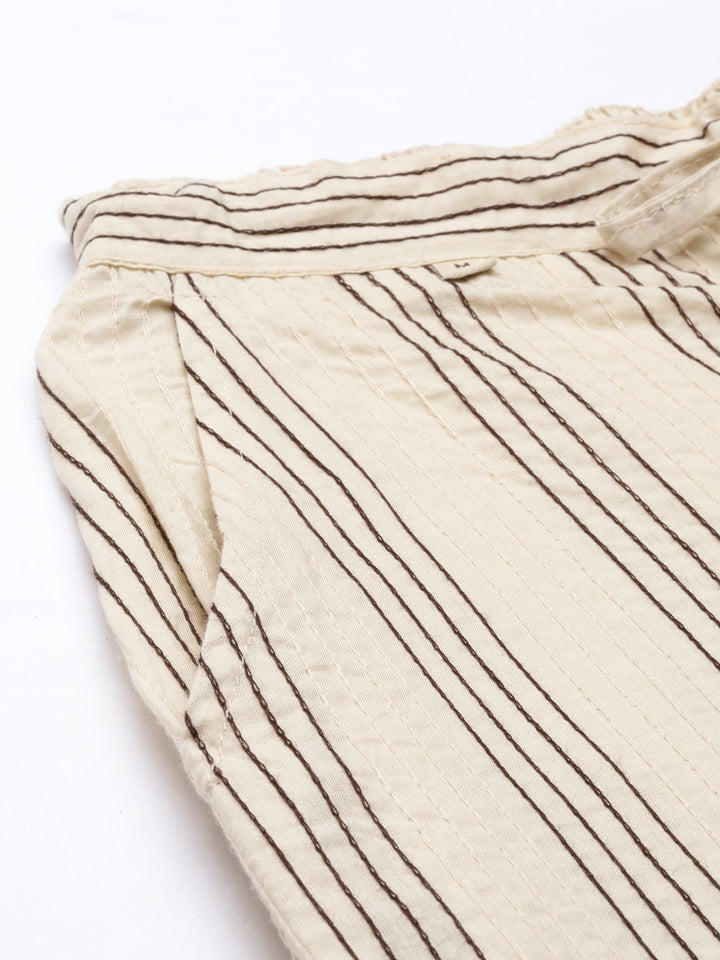 Neerus Beige Color Pants