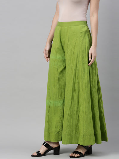 Neeru'S Lime Green Color Plazzo