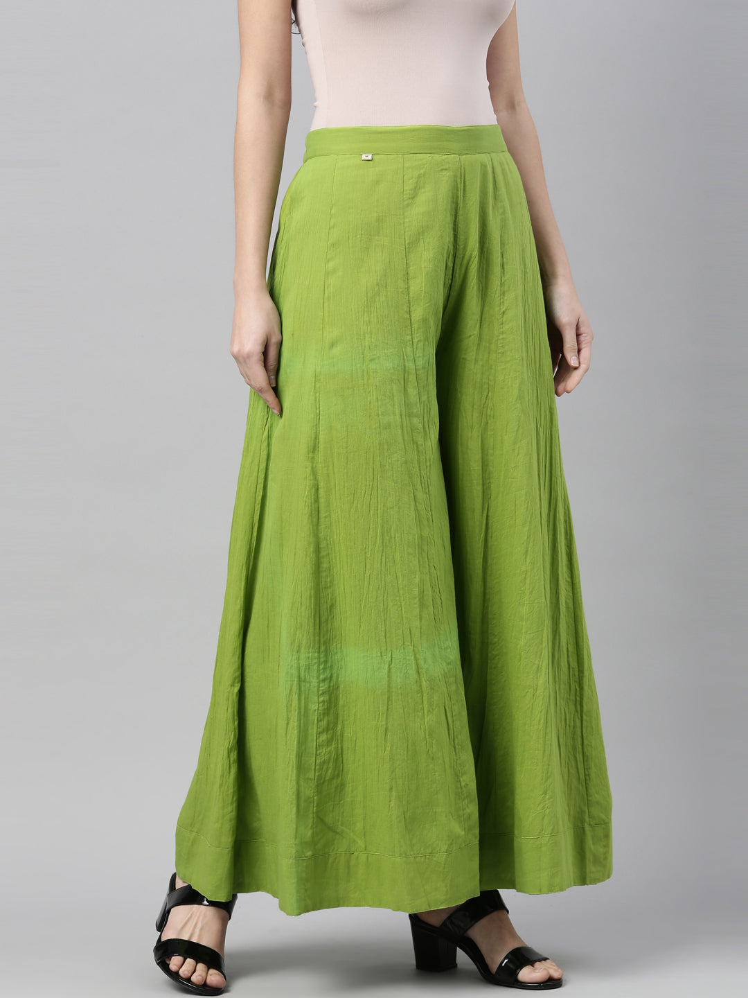 Neeru's Lime Green Color Plazzo