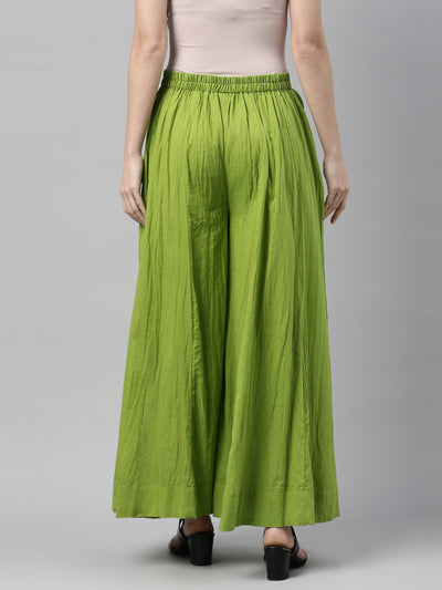 Neeru'S Lime Green Color Plazzo