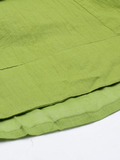 Neeru'S Lime Green Color Plazzo