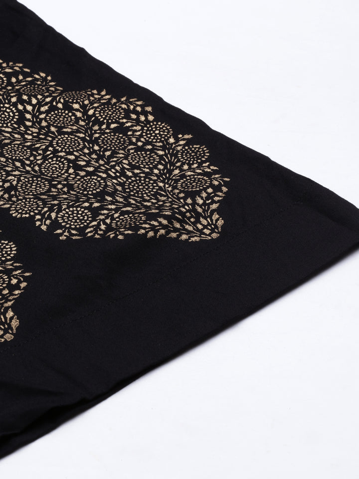 Neerus Black Color Plazzo