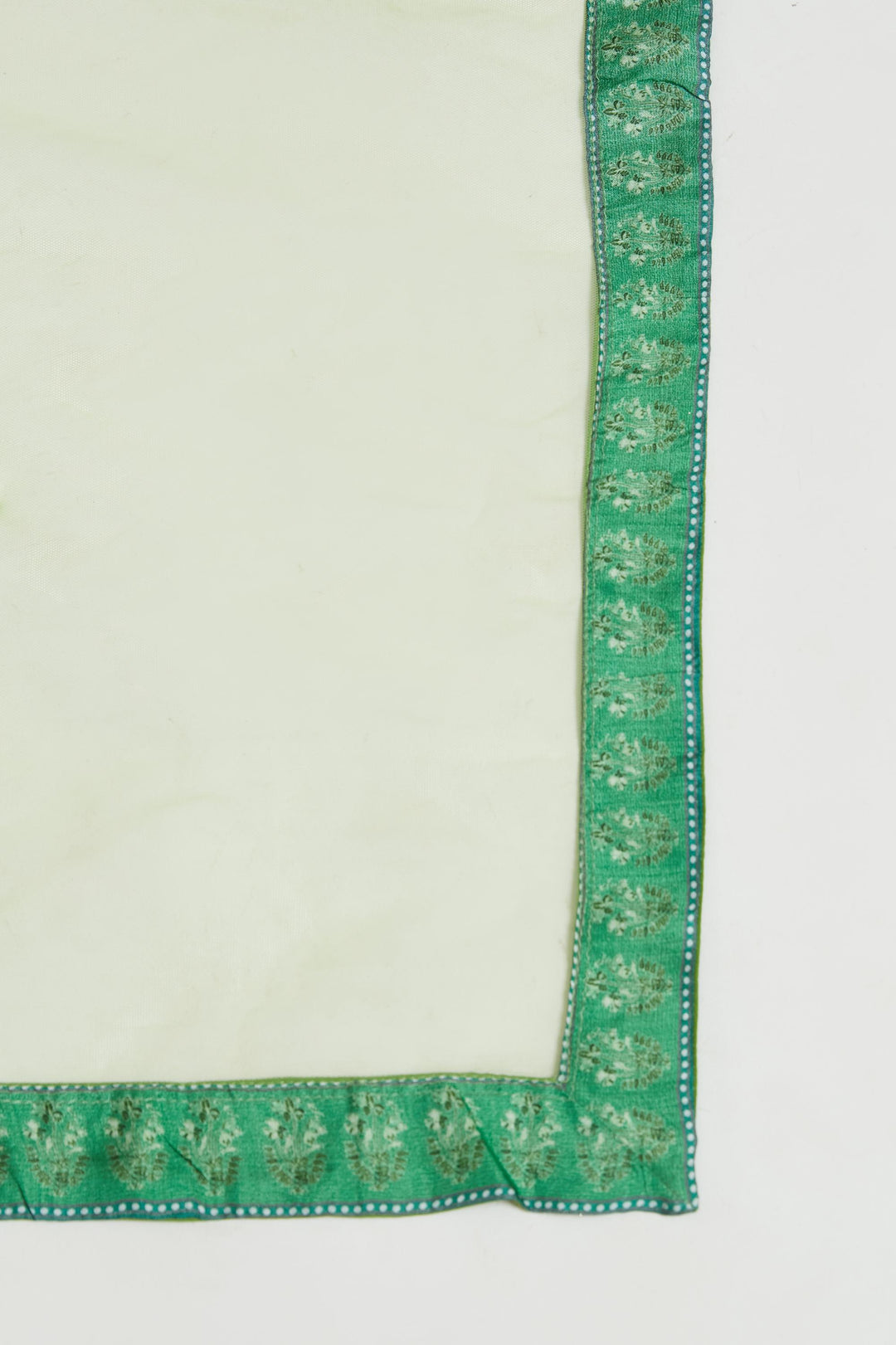 Neerus Green Color Silk Fabric Anarkali Suit Set