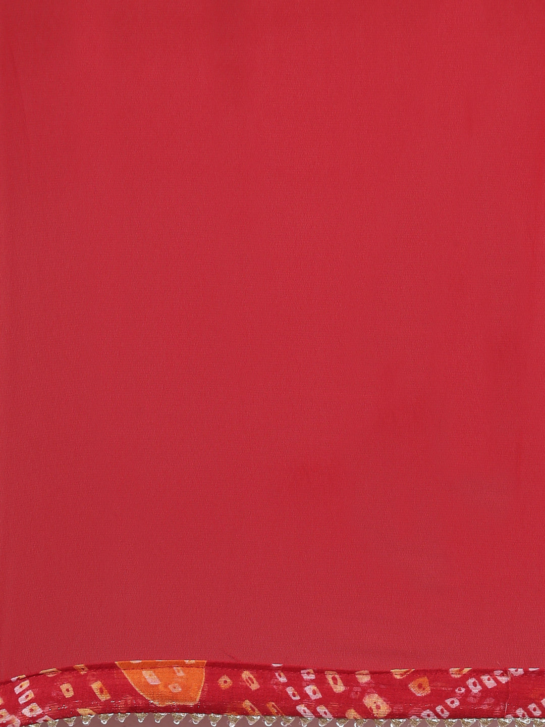 Neeru's Red Color Chiffon Fabric Suit Set