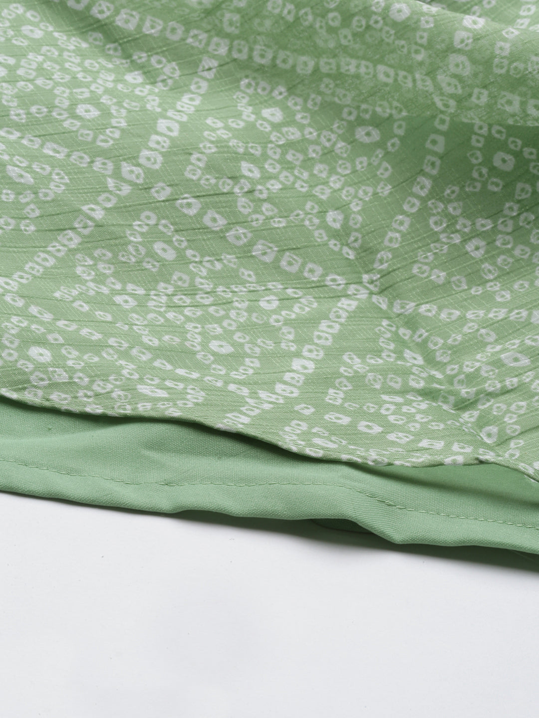 Neeru'S GREEN Color CHIFFON Fabric Kurta
