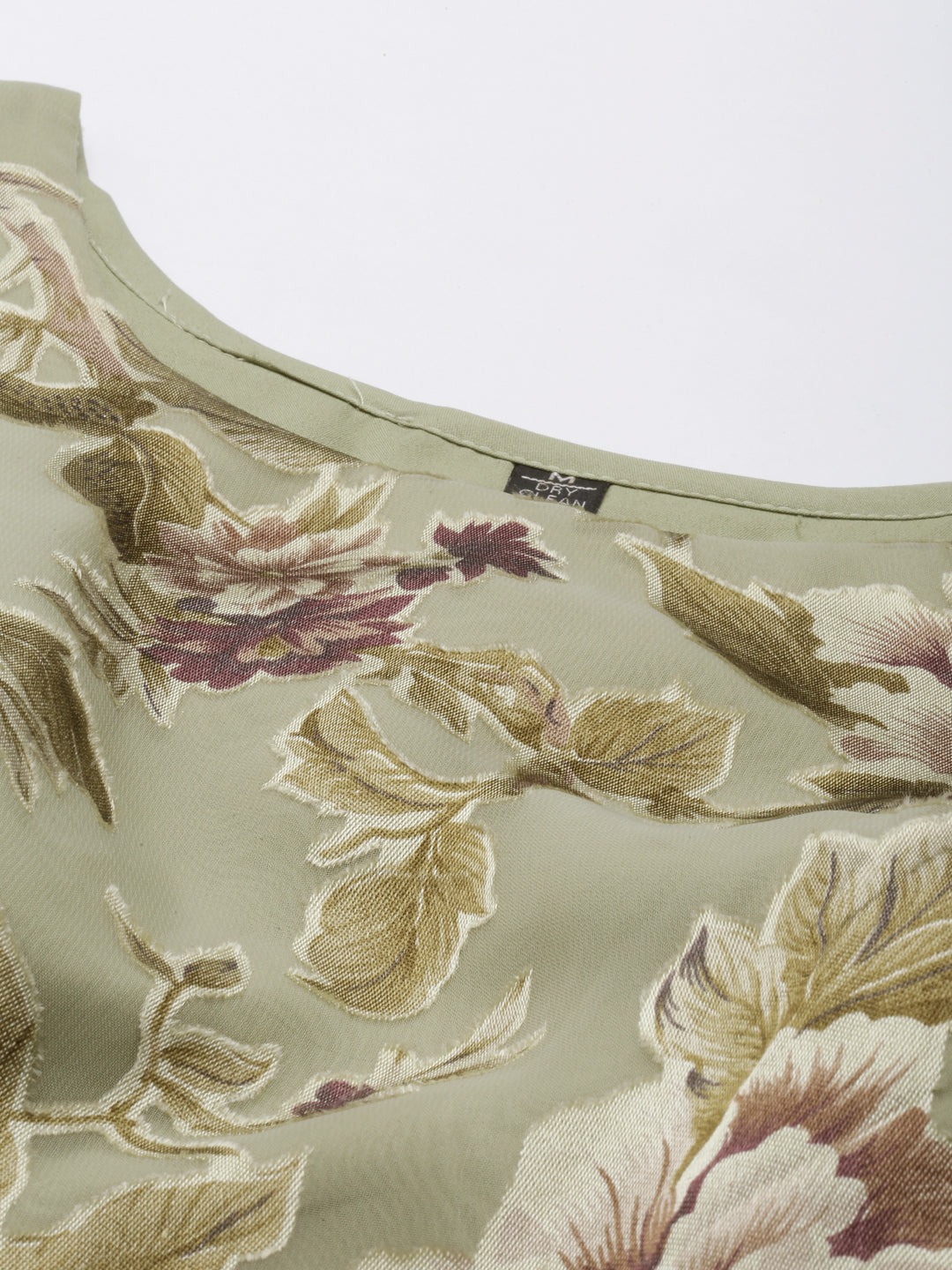 Neeru's Pista Color Georgette Fabric Dress