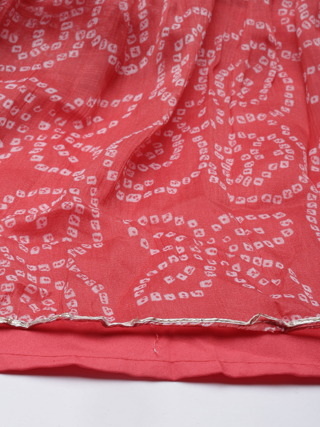 Neerus Carrot Color Georgette Fabric Kurta