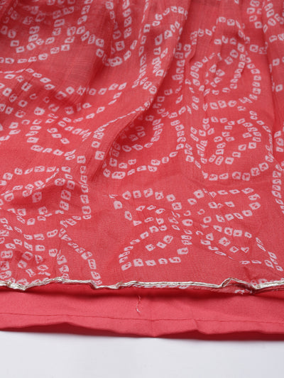 Neeru'S Carrot Color Georgette Fabric Kurta