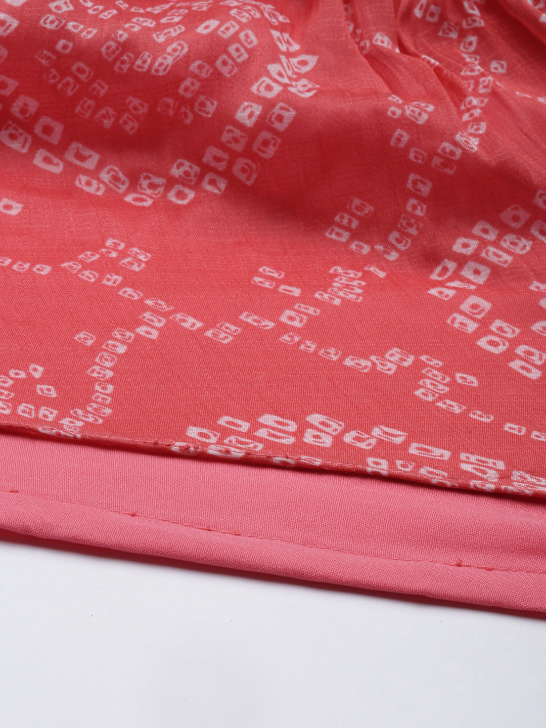 Neerus Carrot Color Georgette Fabric Kurta