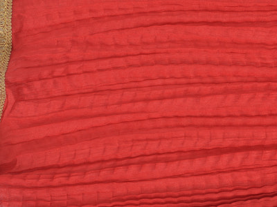 Neeru's rani color silk fabric salwar kameez