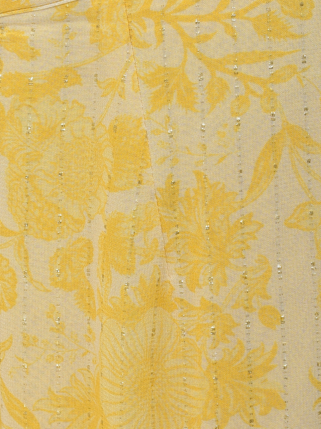 Neerus'S yellow color, georgette fabric suit-gharara