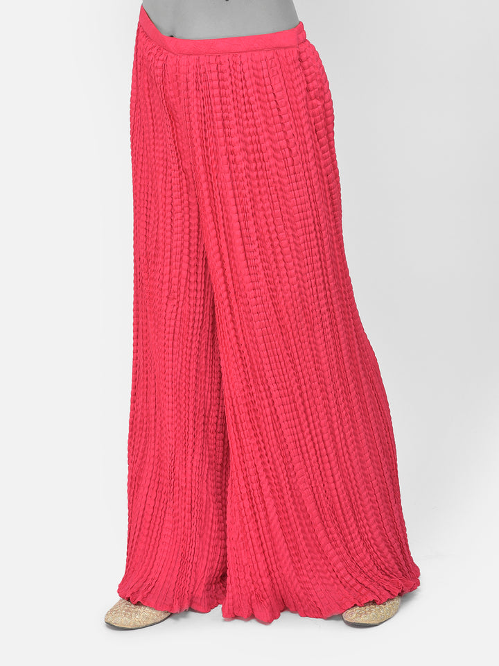 Neerus Orange silk Bandhani embellished kurta set - detail view 5