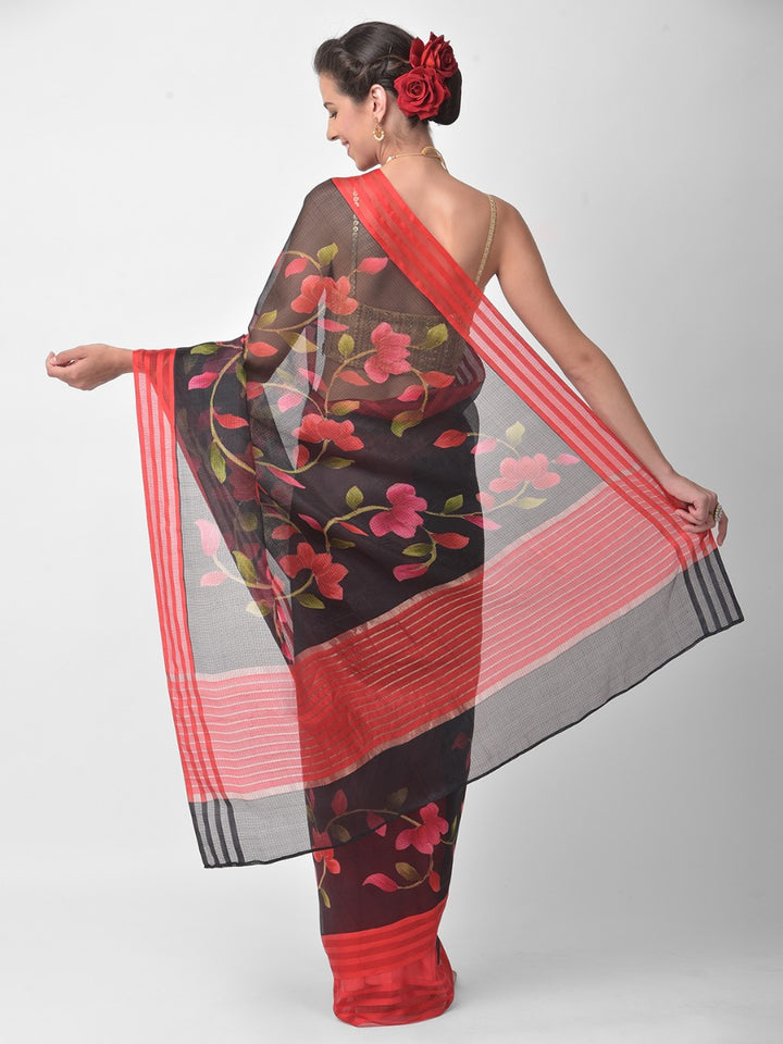 Neerus Multi color Kota printed saree - side view