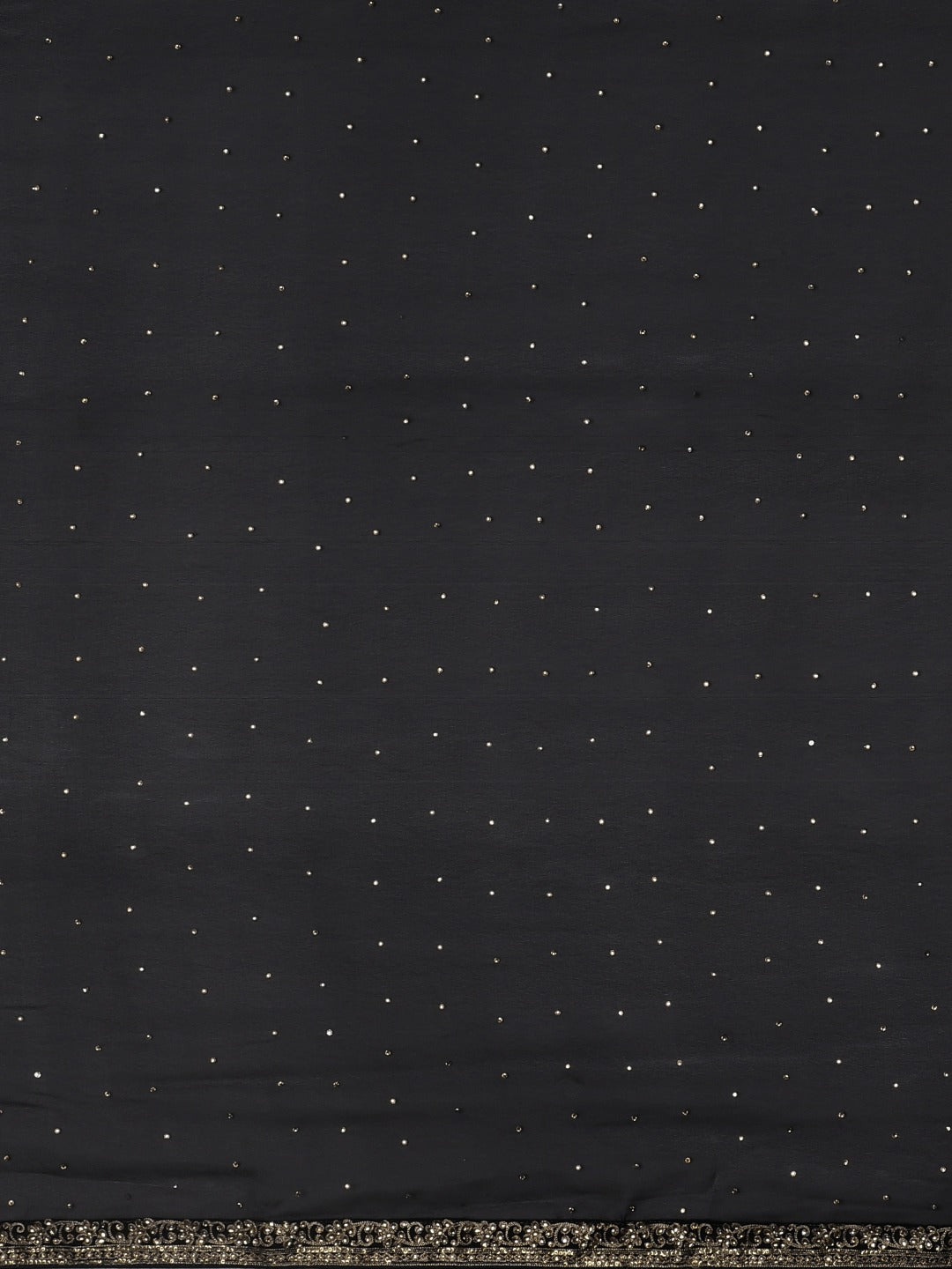 Neerus Black Embellished Saree With Blouse