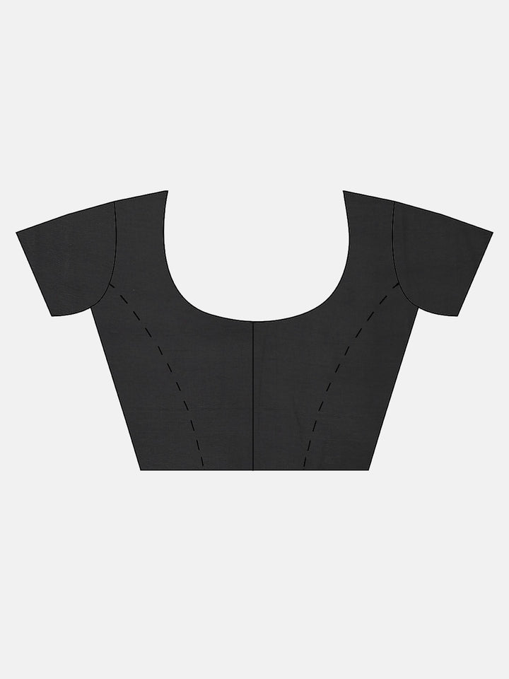 Neerus Black Embellished Saree With Blouse