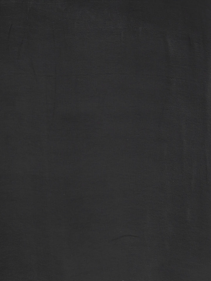 Neerus Black Embellished Saree With Blouse