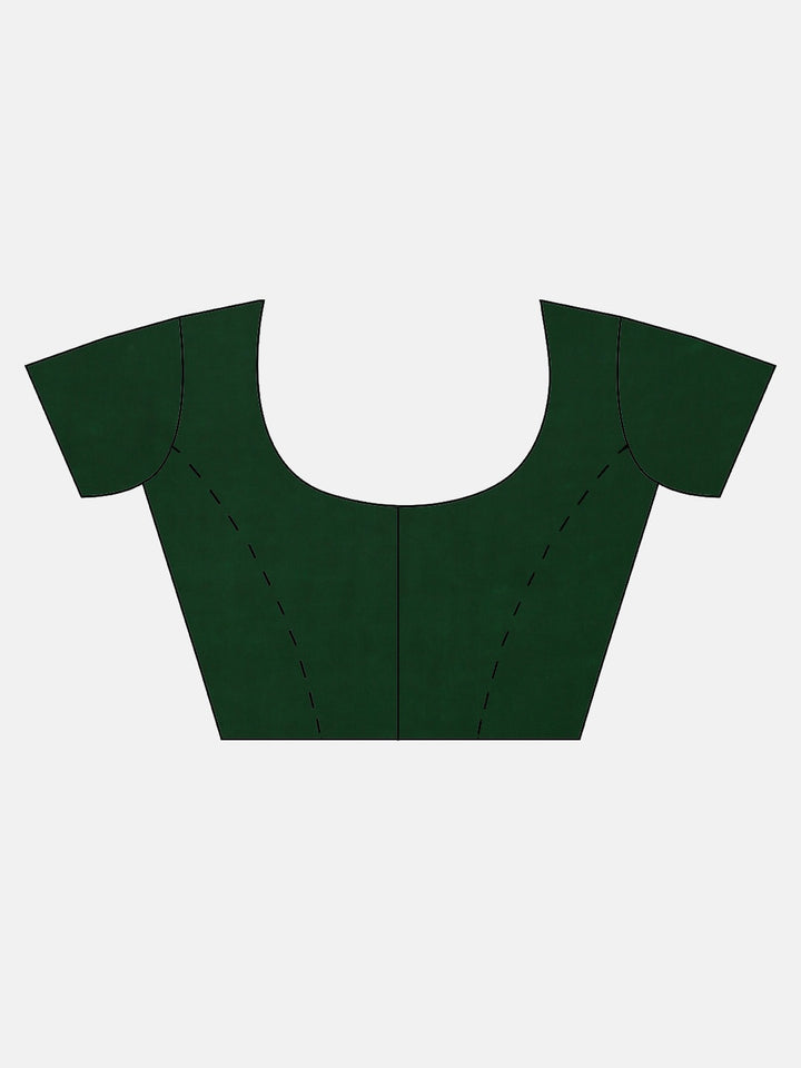 Neerus White Printed Saree With Blouse