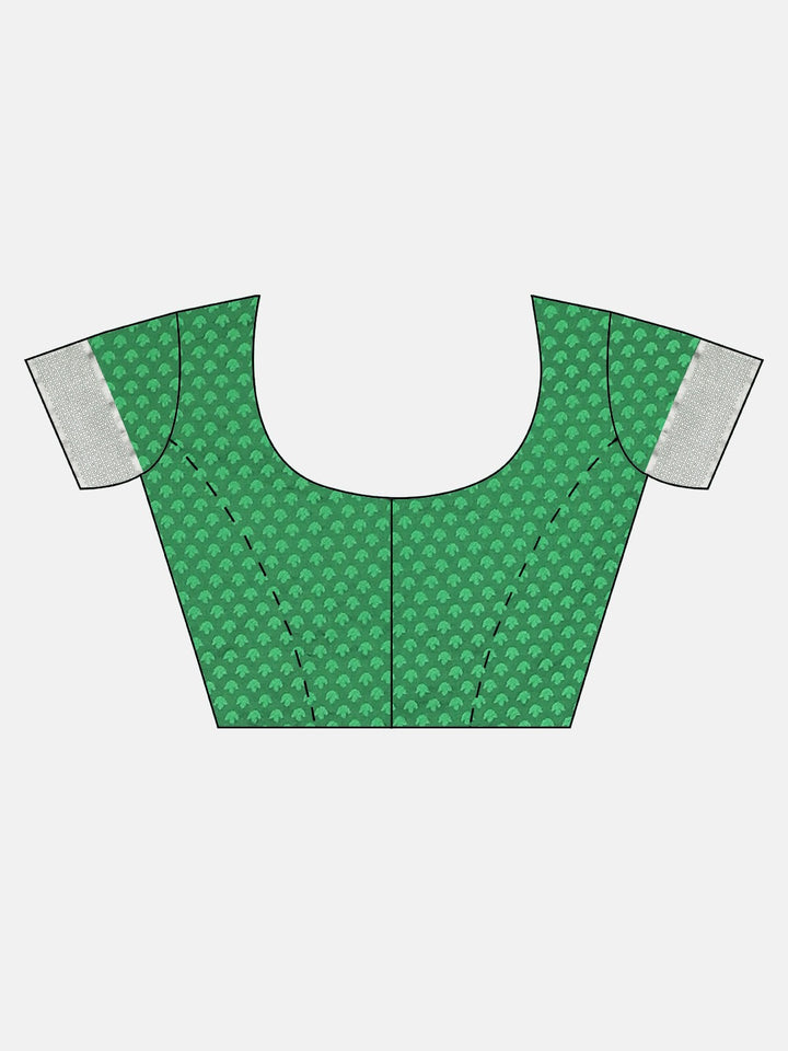 Neerus Grey Textured Saree With Blouse