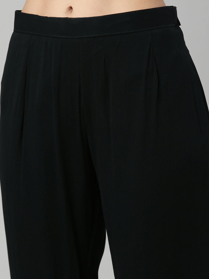 Neerus B Green Color Georgette Fabric Suit Set