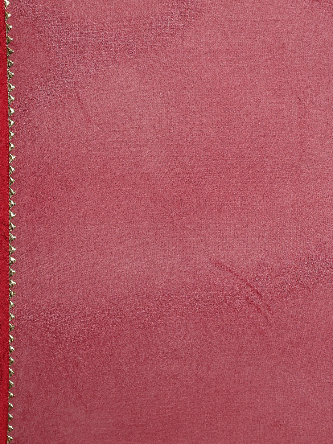 Neerus Red Color Georgette Fabric Kurta Set