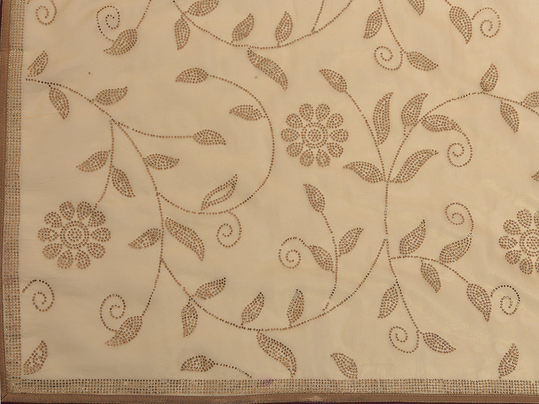 Neerus Gold tissue woven saree - detail view 1