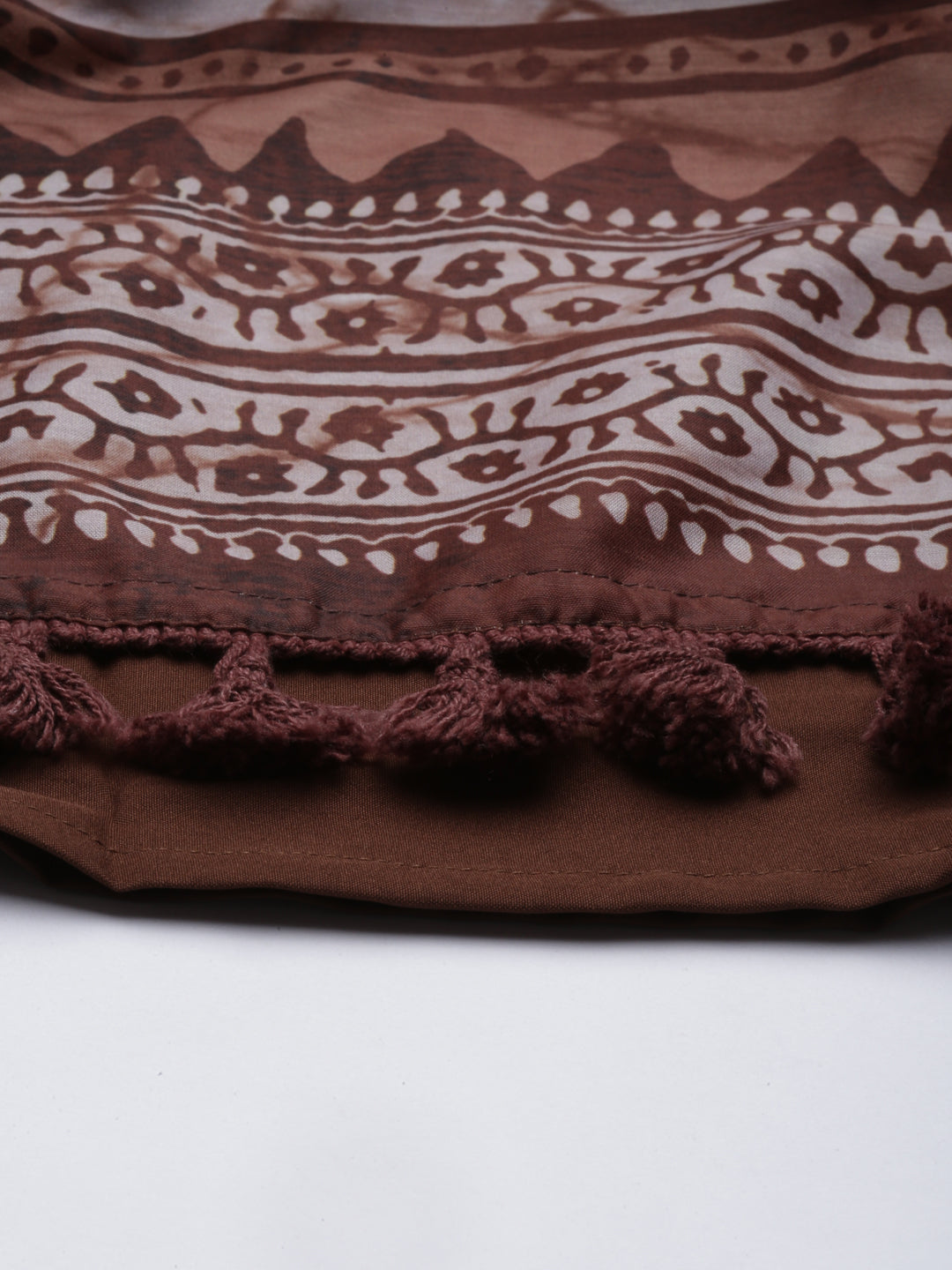 Neeru'S Brown Color Model Fabric Kurta