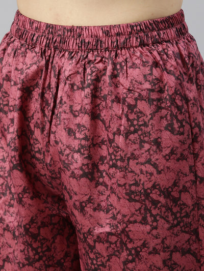 Neeru'S MAGENTA Color MODEL Fabric Suit Set