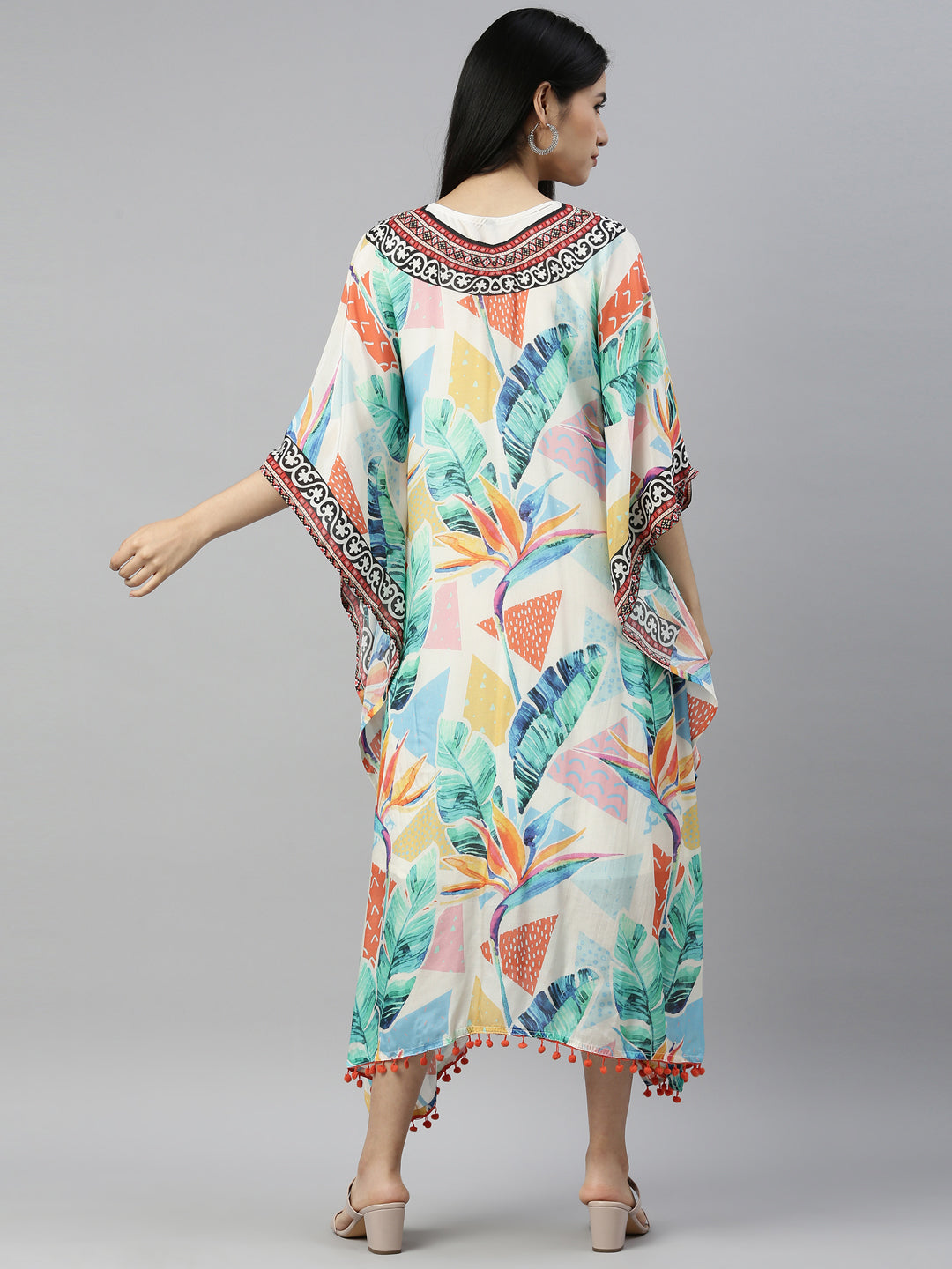 Neeru'S PRINTED Color SATIN Fabric Kurta