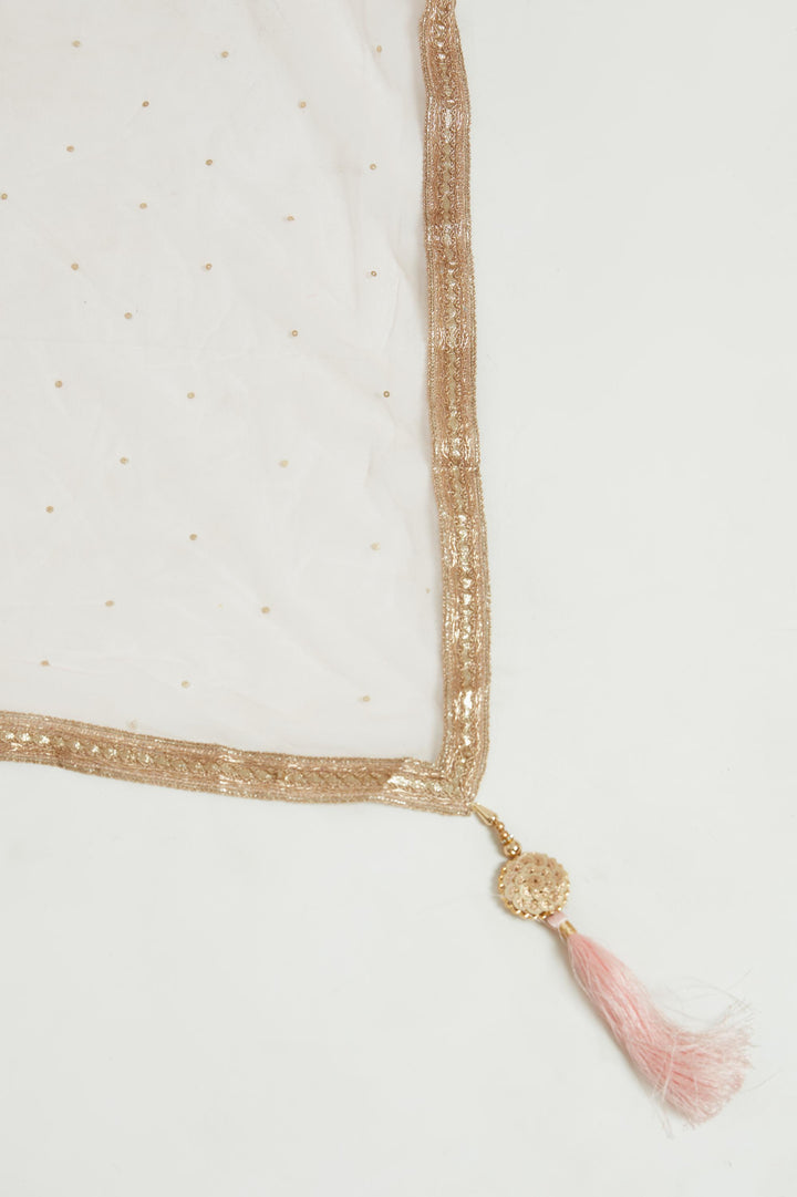 Neerus Baby Pink Color Georgette Fabric Anarkali Suit Set