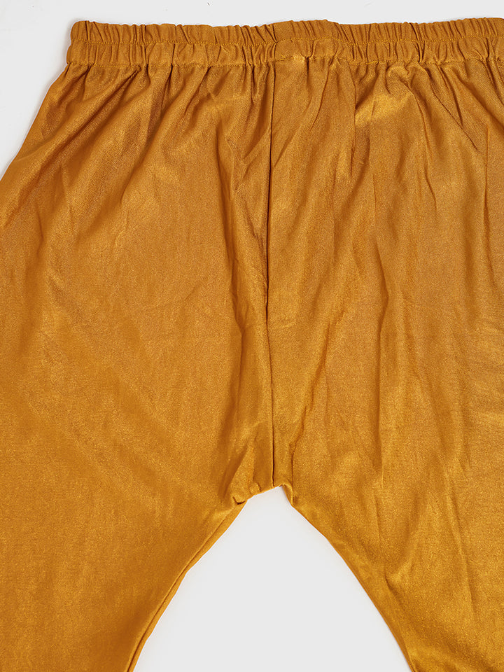 Neerus Yellow Color Silk Fabric Suit-Anarkali