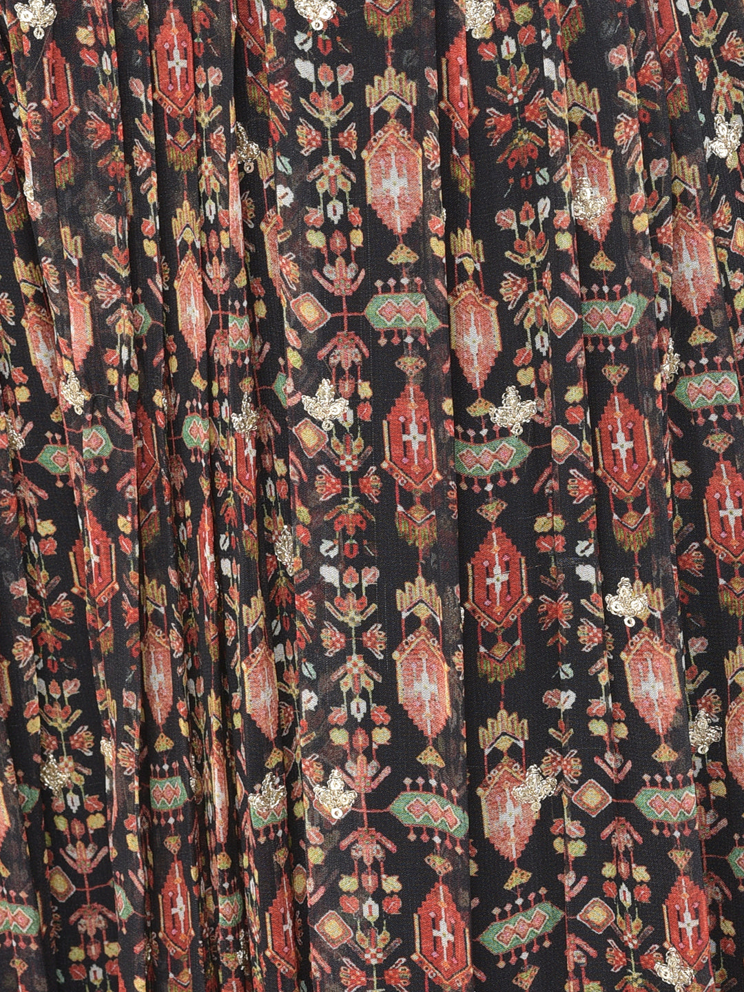 Neerus Printed Color Georgette Fabric Lehenga Choli