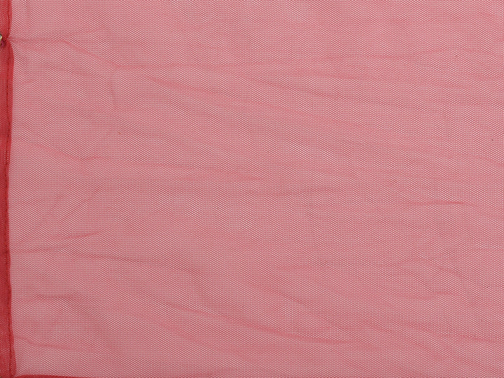 Neerus Red Color Georgette Fabric Salwar Kameez