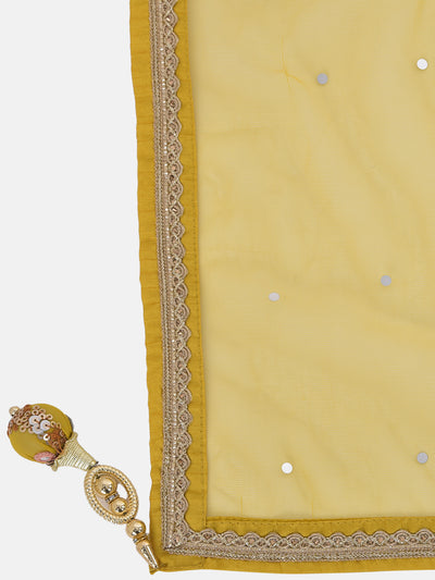 Neeru's Yellow Embellished Lehenga Set