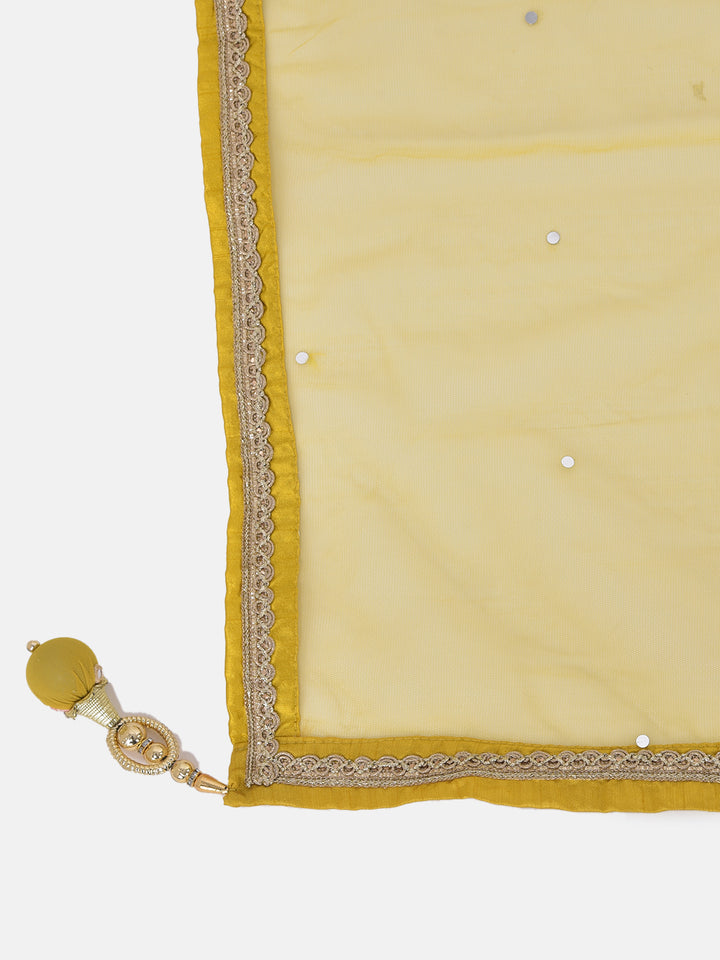 Neerus Yellow Embellished Lehenga Set