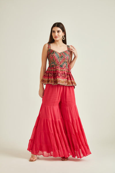 Neeru'S PINK Colour SILK Fabric SUIT