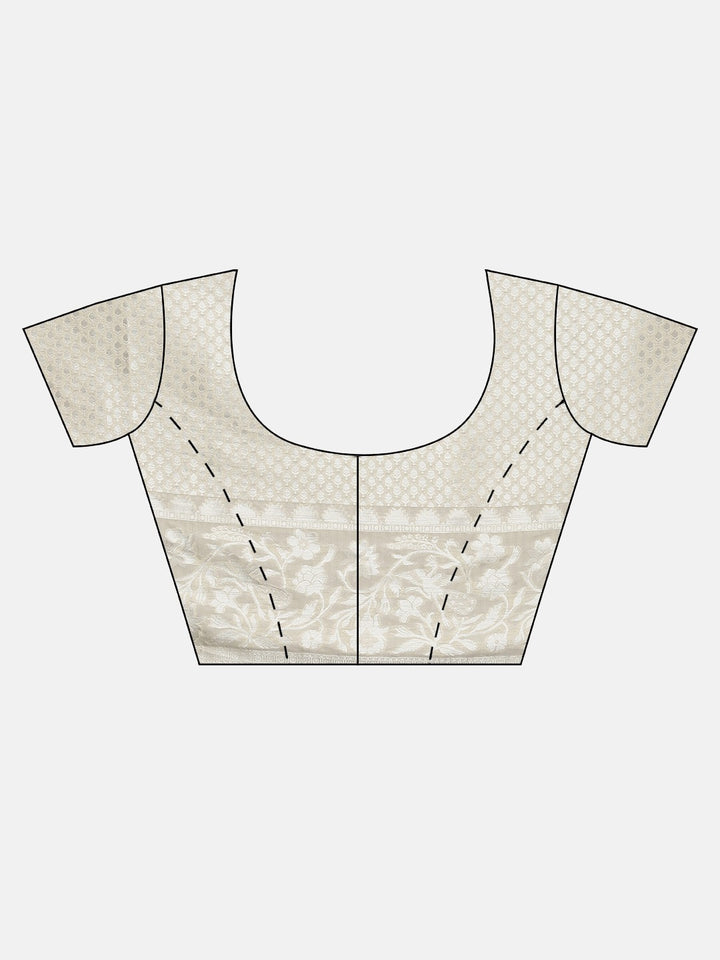 Neerus Pink Color Banaras Fabric Saree