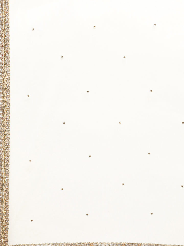 Neerus Beige & Maroon Embroidered Lehenga Set