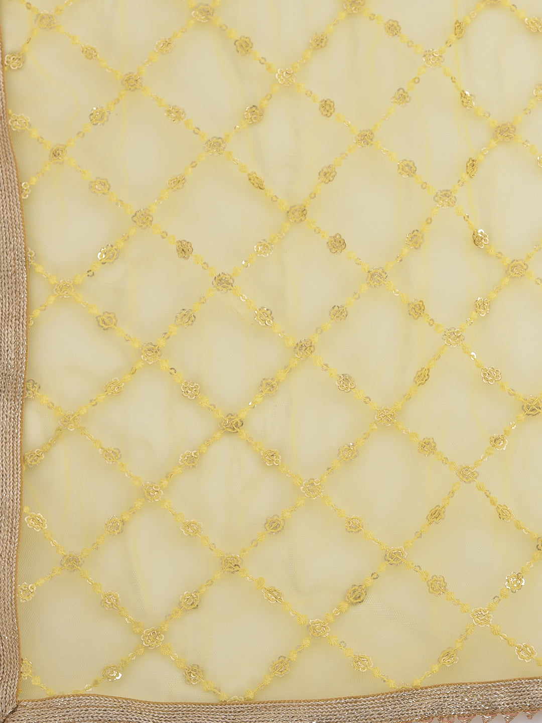 Neerus Multi embellished sharara set kurta dupatta - detail view 3
