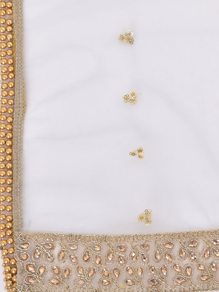 Neerus Grey Color Georgette Fabric Suit-Gharara