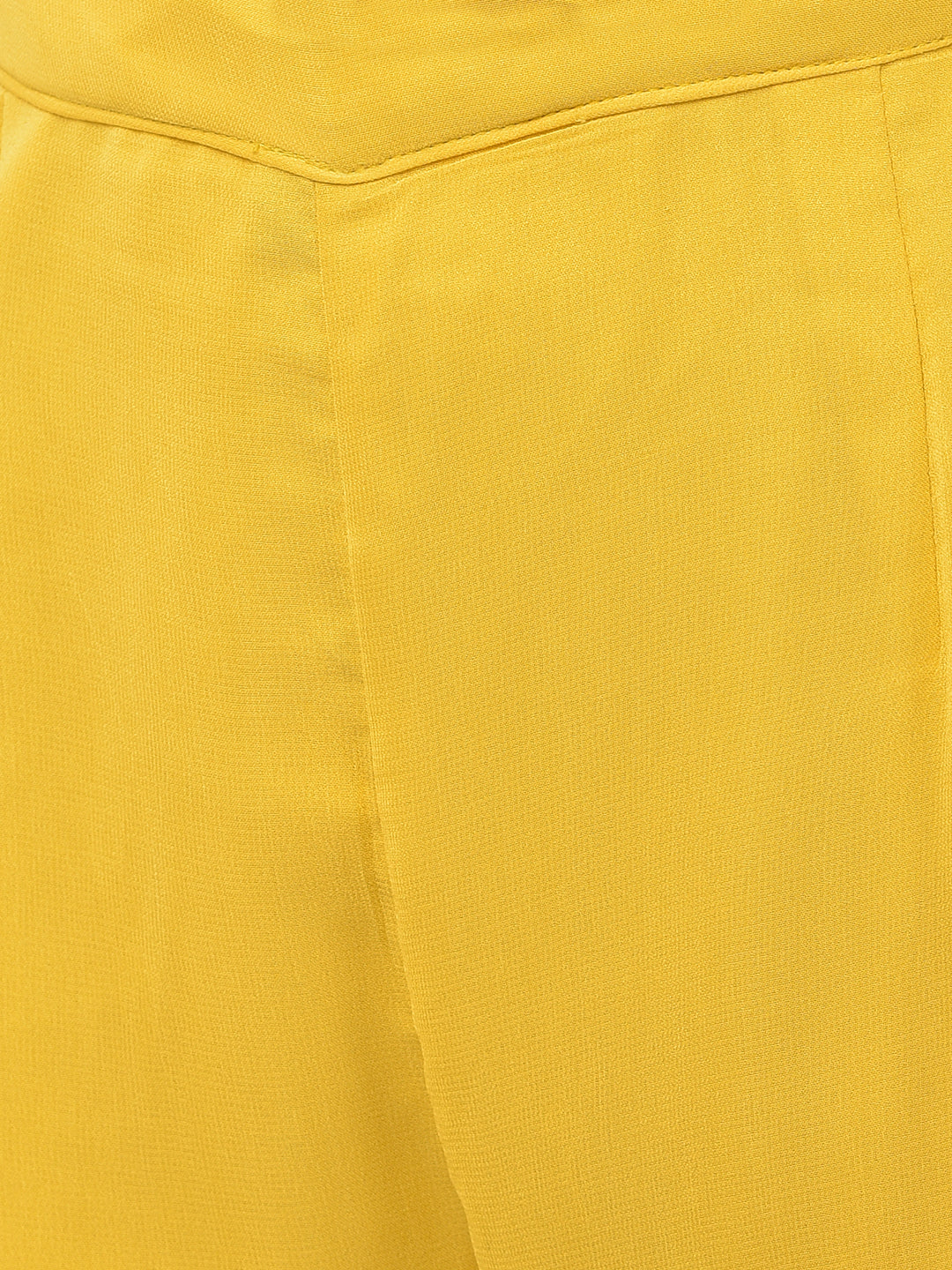 Neeru'S Yellow Color Georgette Fabric Suit-Gharara