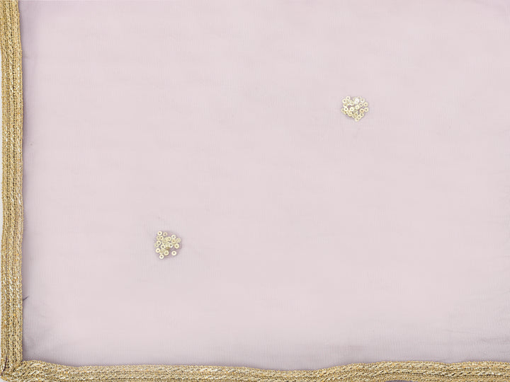 Neerus Maroon georgette embellished lehenga set - detail view 2