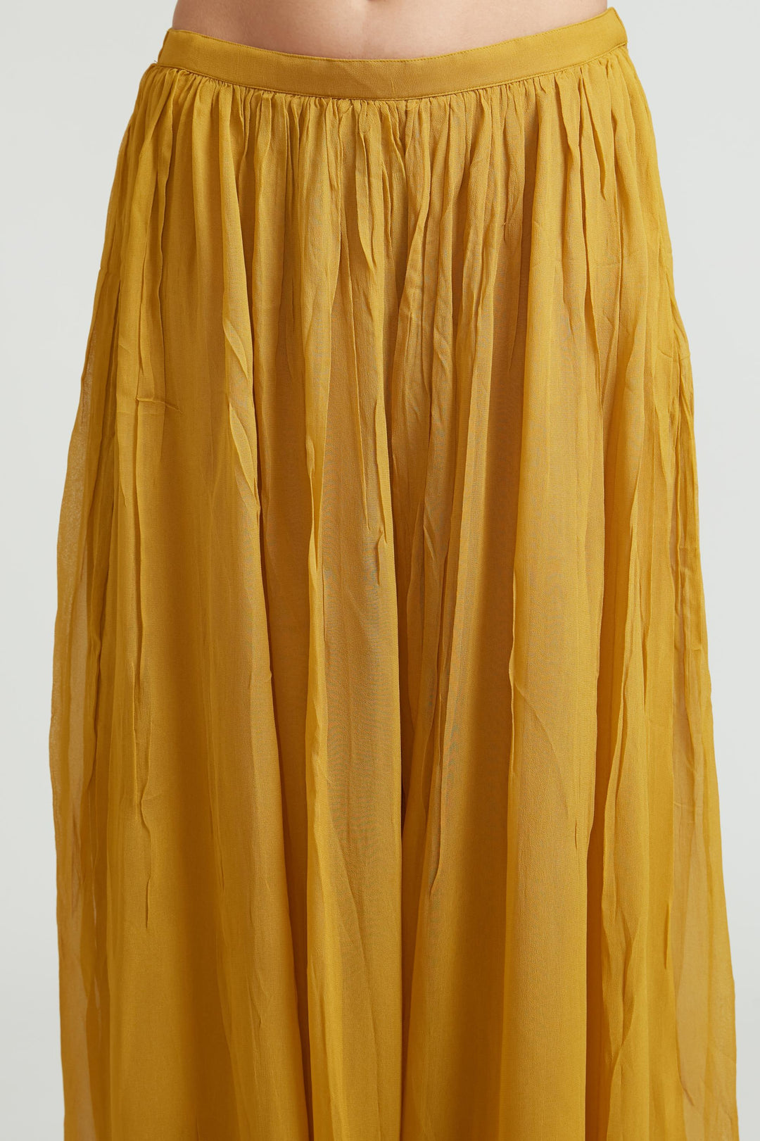 Neerus M Green Color Georgette Fabric Anarkali Suit Set